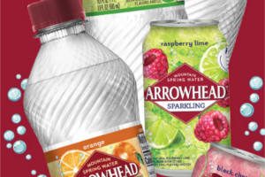 Sparkling Arrowhead Brand Mountain Spring Water
