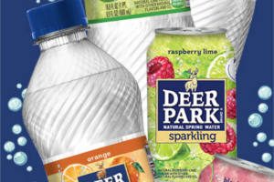Sparkling Deer Park Brand Natural Spring Water