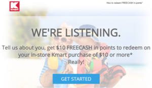 FREE $10 in Shop Your Way Points for Kmart