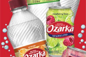 Sparkling Ozarka Brand Natural Spring Water