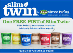 FREE Pint of Slim Twin by Three Twins Ice Cream