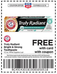 FREE Arm & Hammer Toothpaste at Rite Aid