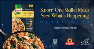FREE Knorr One Skillet Meals Seed What's Happening Chat Pack