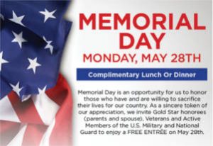 FREE Entree at McCormick & Schmicks for Military