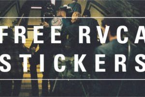 FREE RVCA Stickers