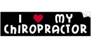 FREE I Heart My Chiropractor Bumper Sticker