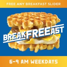 FREE Breakfast Slider at White Castle