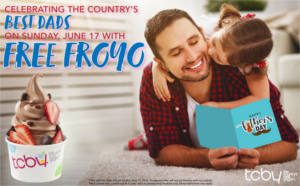 FREE Frozen Yogurt for Dads at TCBY