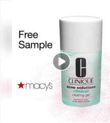 FREE Clinique Acne Solutions Clinical Clearing Gel Sample