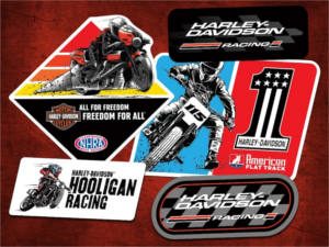 FREE Harley Davidson Racing Stickers