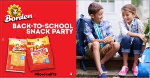 FREE Borden Cheese Back-to-School Snack Party Kit