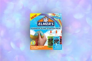 FREE Elmers Rainbow Glitter Slime Kit