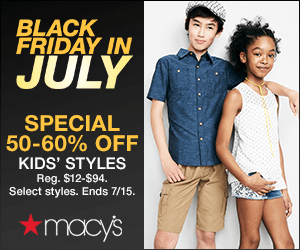 Macys Black Friday in July