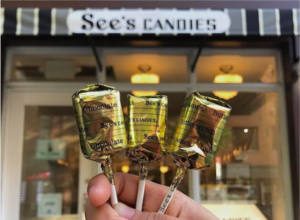 FREE Lollypops at Sees Candies Shops