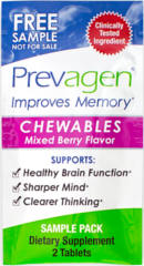 FREE Prevagen Memory Supplement Chewable Tablets Sample