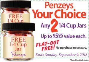 FREE Jars of Spices