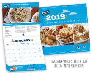 FREE 2019 Perdue Recipe Calendar