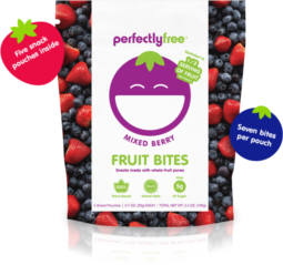get a coupon valued at $3.99 towards your next purchase of Perfectly Free Fruit Bites.