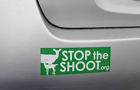 FREE Stop the Shoot Sticker