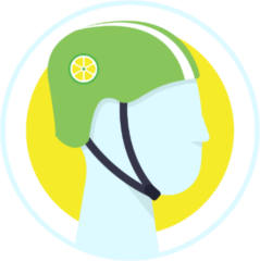 Lime Helmet