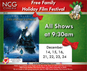 FREE Screenings of The Polar Express at NCG Cinemas in December