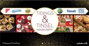 FREE NABISCO Snacks Tidings and Tinsel House Party Kit