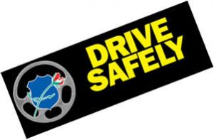 FREE Drive Safely Bumper Sticker