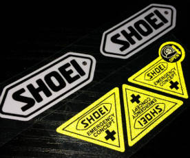 FREE Shoei Helmets Stickers