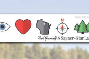 FREE Sayner-Star Lake Sticker