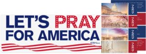 FREE Lets Pray for America Sticker