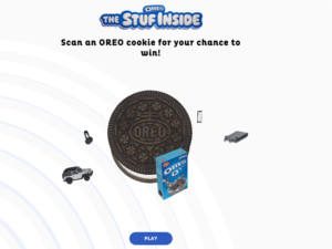 OREO The Stuf Inside Instant Win Sweepstakes 