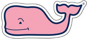 FREE Vineyard Vines Pink Whale Sticker