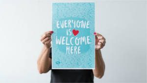 Everyone is Welcome Here Poster