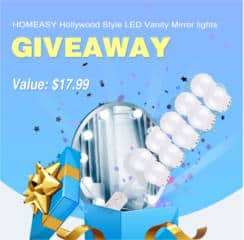 Homeasy Hollywood Style LED Vanity Mirror Lights Kit