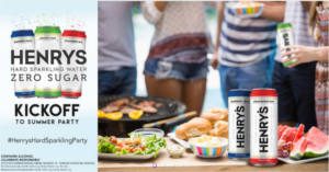 FREE Henrys Hard Sparkling Water Kickoff to Summer Party Pack