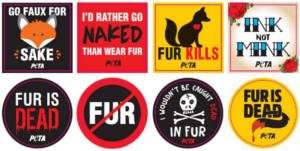 FREE PETA Fur is Dead Sticker Pack