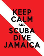 FREE Keep Calm and Scuba Dive Jamaica Stickers
