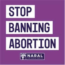FREE Stop Banning Abortion Sticker