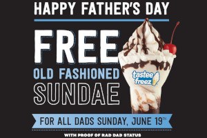 FREE Sundae for Dads