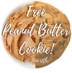 FREE Peanut Butter Cookie at Nestlé Toll House Café