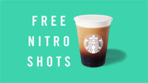 FREE Nitro Cold Brew Shot at Starbucks