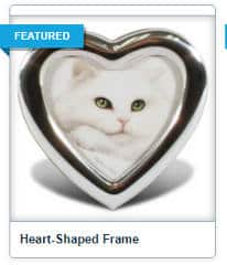 FREE Silver Heart-Shaped Picture Frame
