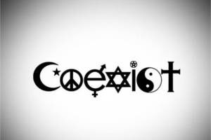 FREE Coexist Bumper Sticker