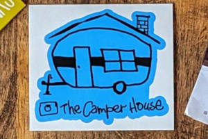 FREE The Camper House Sticker