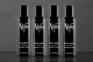 FREE Alister Shampoo, Conditioner, or Lotion Sample