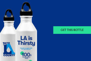 FREE LA is Thirsty Water Bottle