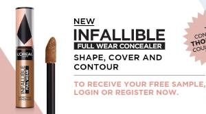 FREE LOreal Infallible Full Wear Concealer Sample