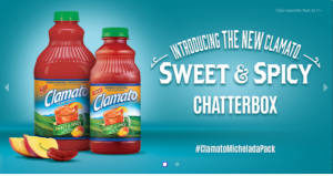 FREE Clamato Sweet and Spicy Chat Pack