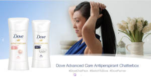 FREE Dove Advanced Care Antiperspirant Chat Pack