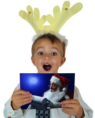 FREE Personalized Mailed Postcard from Santa